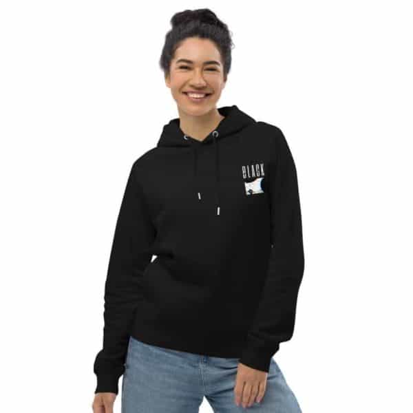black collection hoodie,female