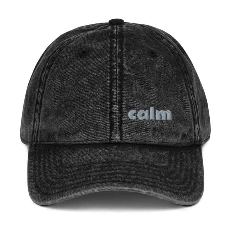Calm Vintage Cotton Cap
