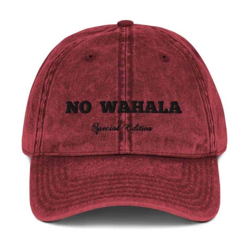 no wahala vintage cotton cap