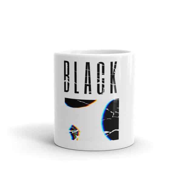 black sturdy mug