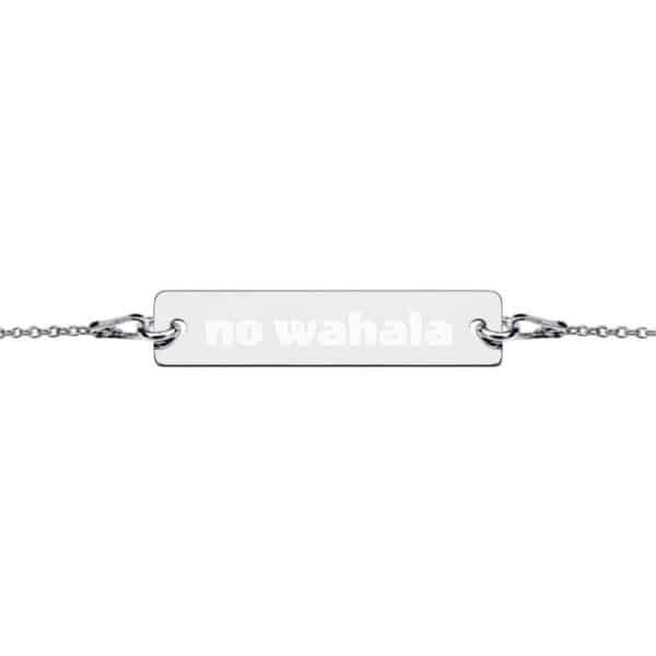 No Wahala Engraved Bracelet