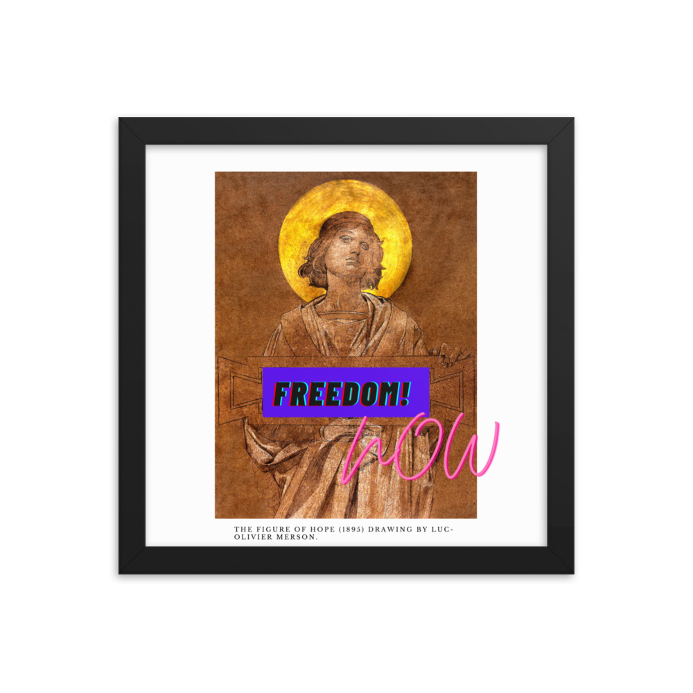 freedom now Art collection Poster frame | Activism