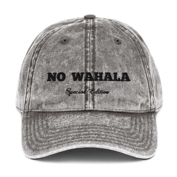 no wahala vintage cotton cap