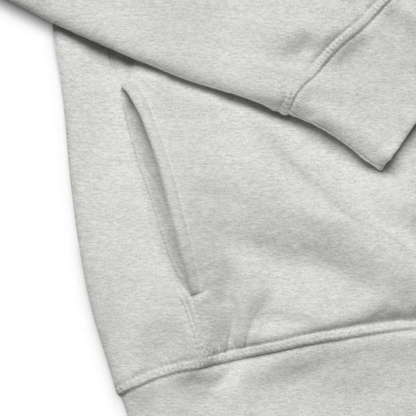 unisex eco hoodie heather grey product details 601aec26525c5