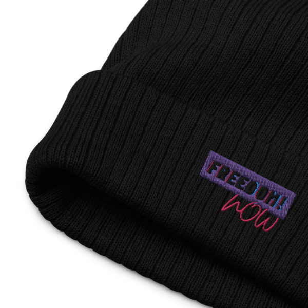 recycled cuffed beanie black product details 61ffd9e8e5989