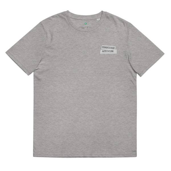 unisex organic cotton t shirt heather grey front 61f95bb9e8d04