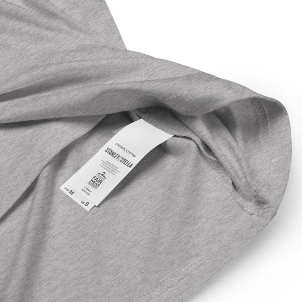 unisex organic cotton t shirt heather grey product details 61f95bb9e9976