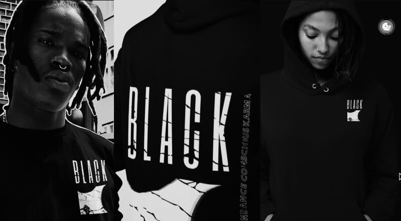 Activist’s clothing brand | Consciousbuzz | black collection