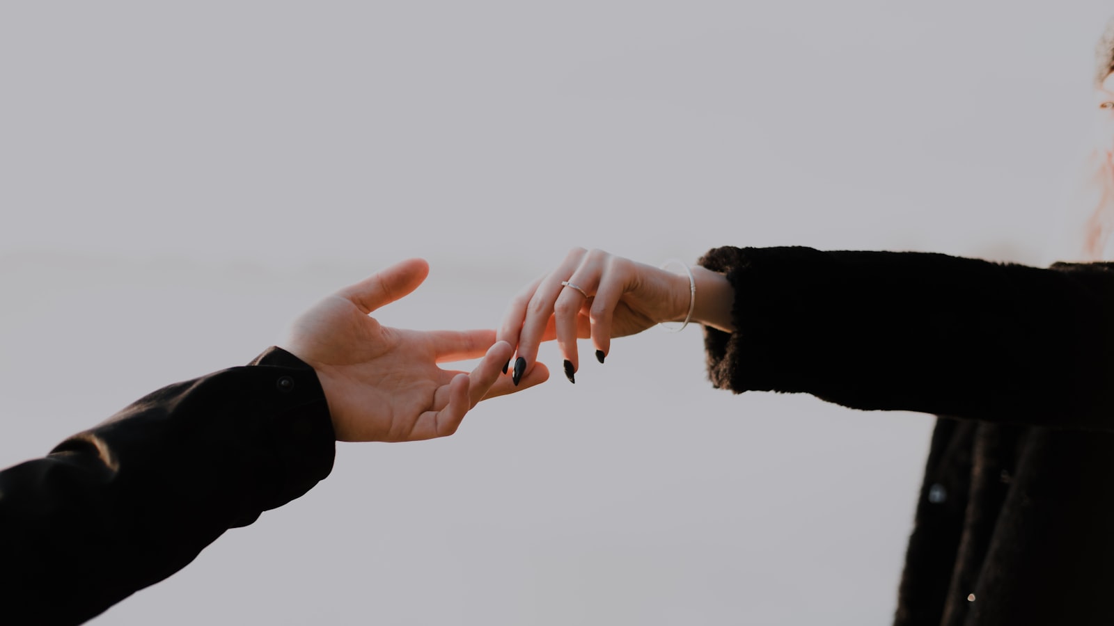 Hands reaching together to represent compassion community and mindful activism