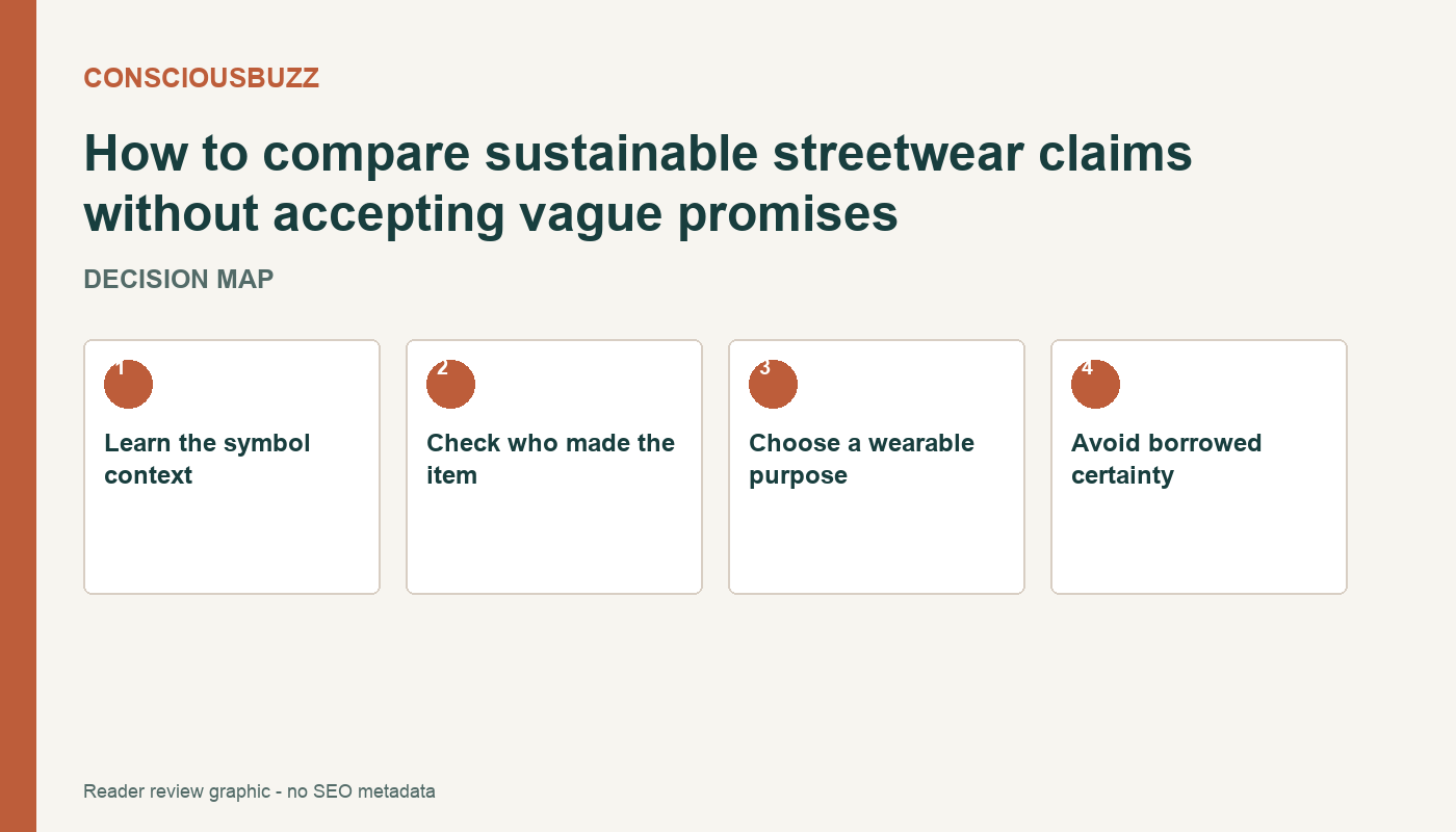 A decision map for sustainable streetwear